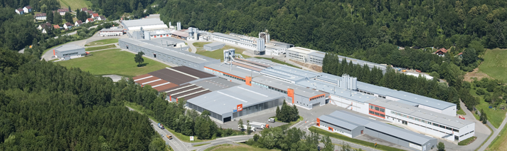 Завод потолков из минераловолокна АМФ в Графенау (Германия)