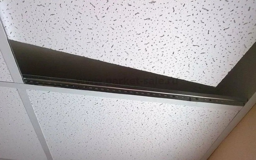 Подвесные потолки (потолочные плиты) типа Армстронг. Что можно купить быстро и без ожидания? Категория ЭКОНОМ