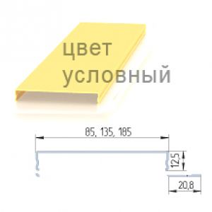 Рейка "Албес" АN85АС RUS белый матовый 3м