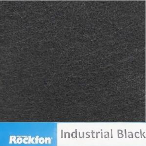 Потолочная плита Rockfon Industrial черный A24 600х600x25